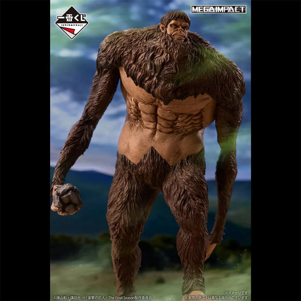 ATTACK ON TITAN ICHIBAN KUJI TAKE DOWN THE BEAST TITAN FIGURA BEAST TITAN PRICE A PRECINTADA STOCK JAPÓN 5-6 sem.