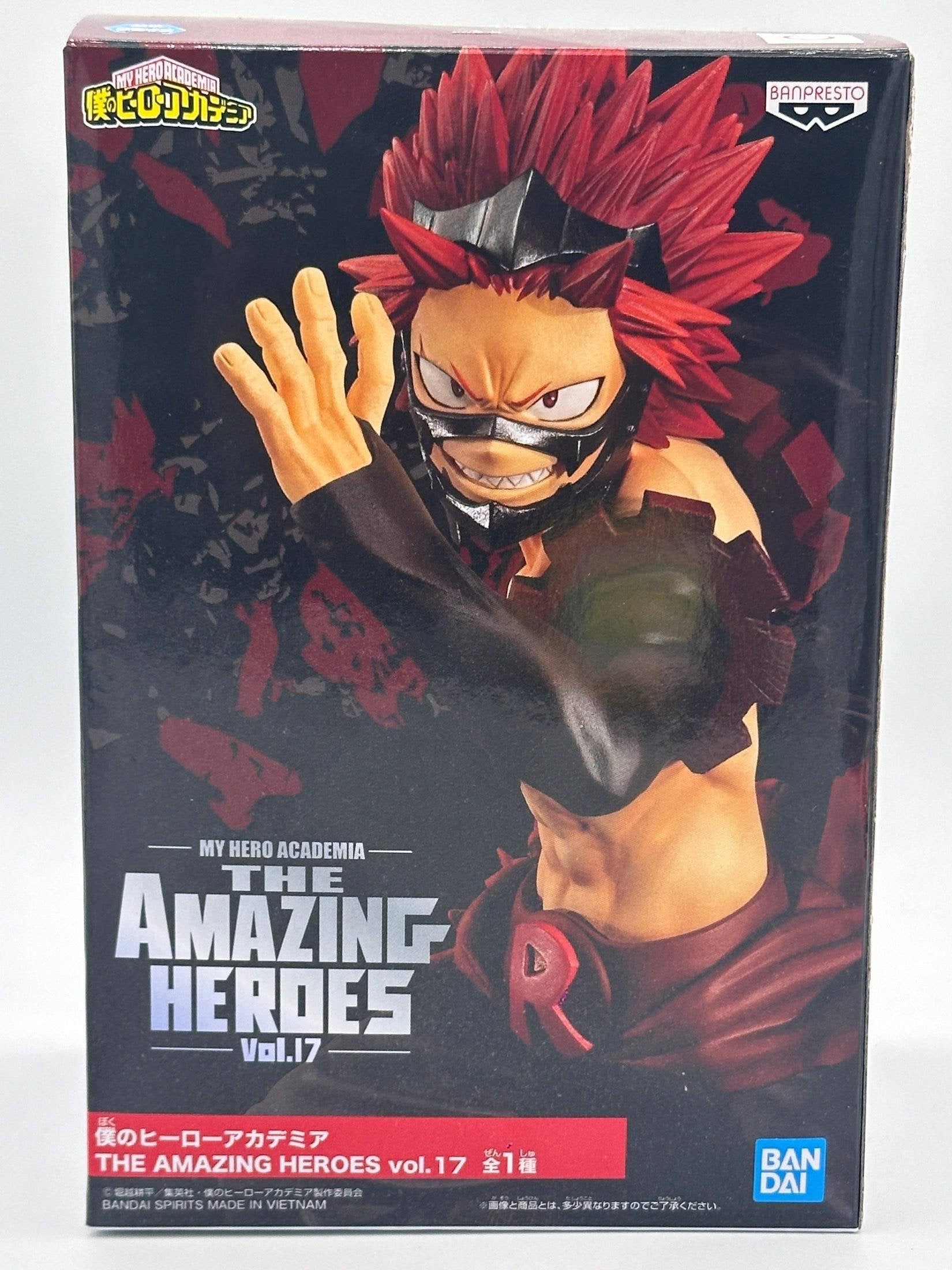 BOKU NO HERO ACADEMIA FIGURA EIJIRO KIRISHIMA AMAZING HEROES VOL.17 COMO NUEVA Banpresto Otaku Village