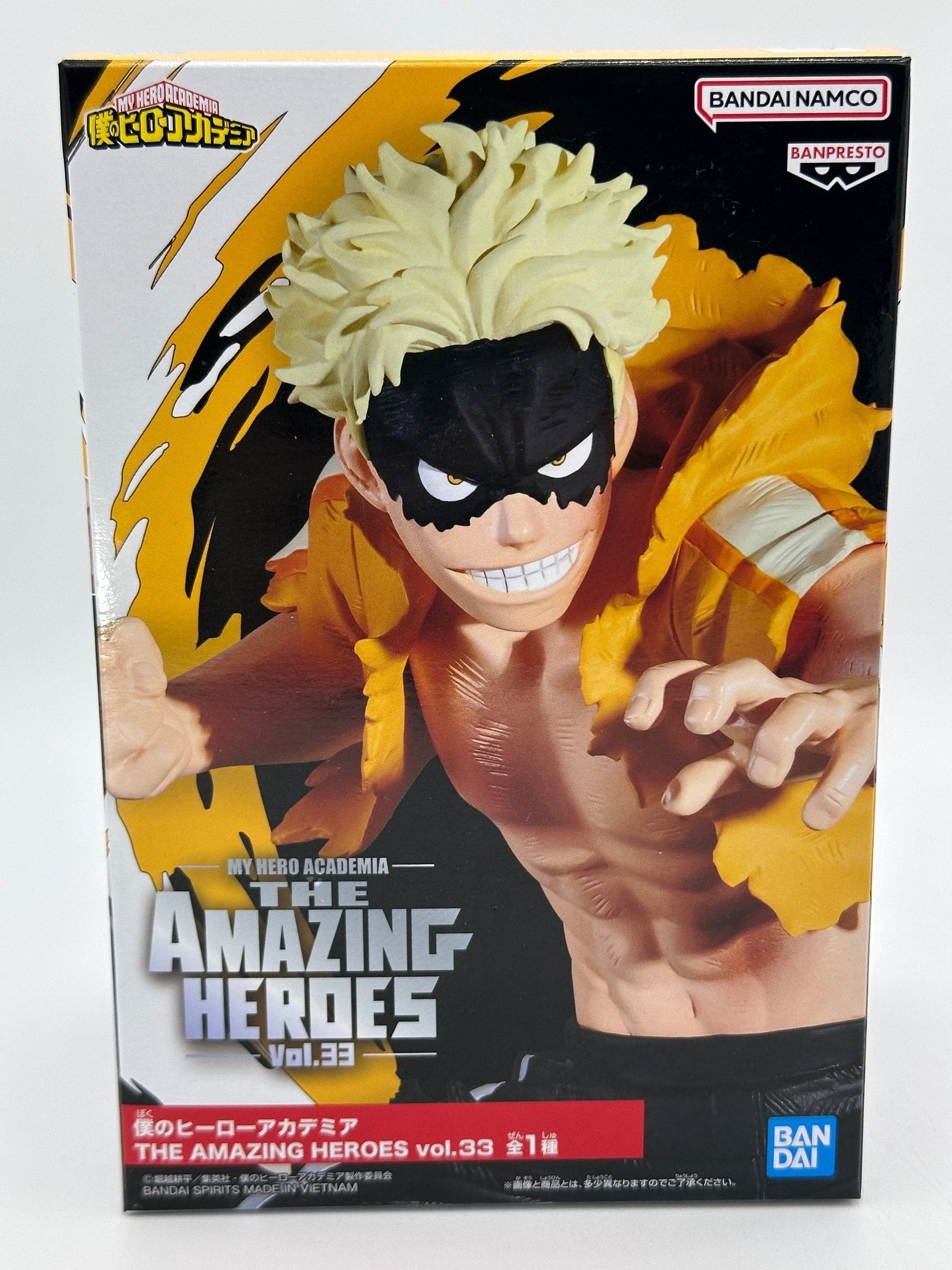 BOKU NO HERO ACADEMIA FIGURA THE AMAZING HEROES VOL. 33 TAISHIRO TOYOMITSU COMO NUEVA PREVENTA 3-4 sem. Banpresto Otaku Village