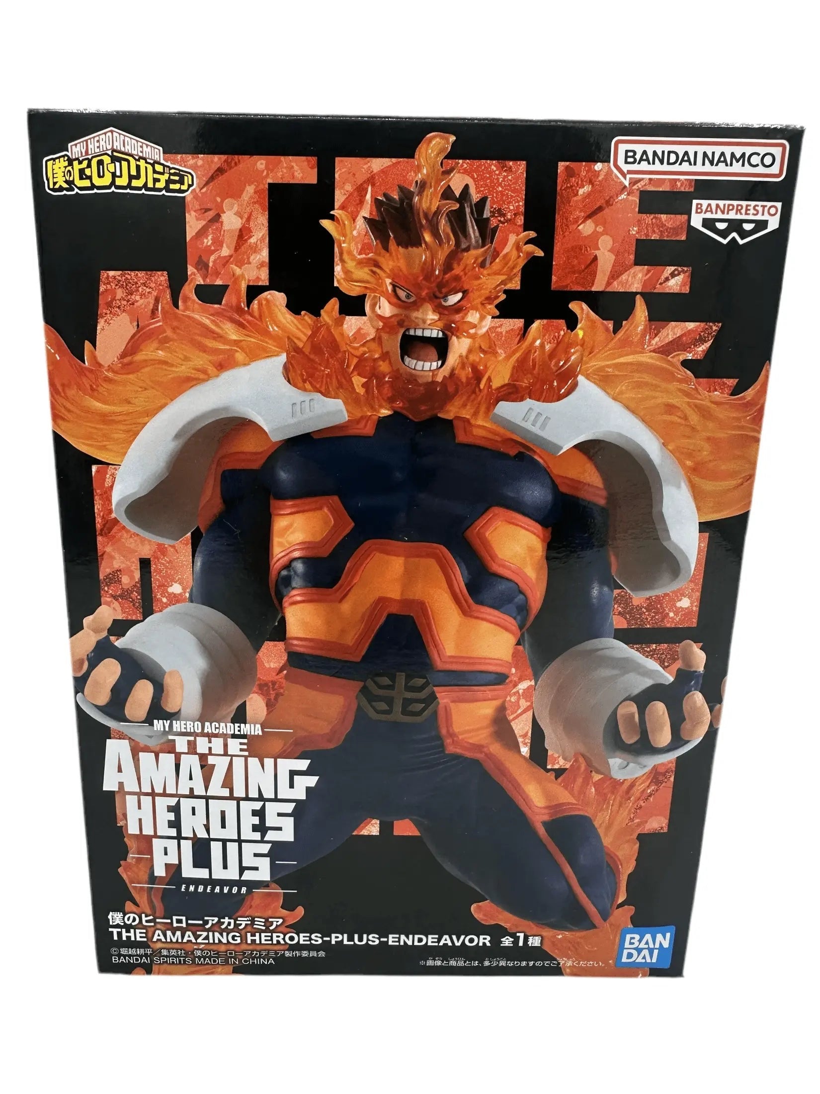 BOKU NO HERO FIGURA ENDEAVOR THE AMAZING HEROES PLUS BANPRESTO COMO NUEVA PREVENTA 3-4 sem. Banpresto Otaku Village