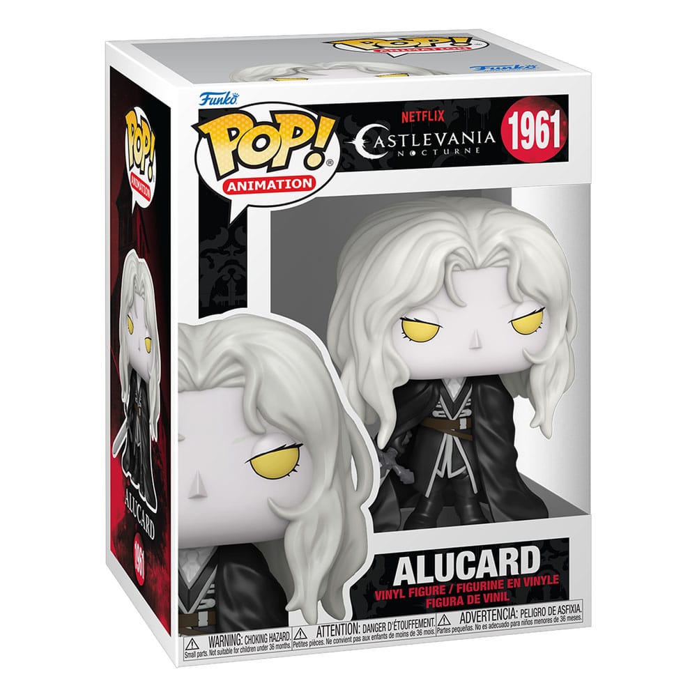 CASTLEVANIA NOCTURNE POP! ANIMATION VINYL FIGURA ALUCARD