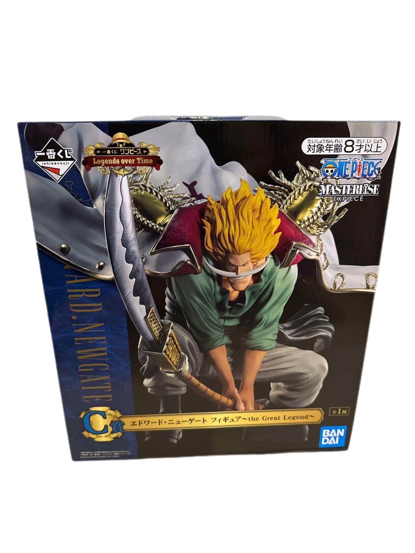 ONE PIECE FIGURA LEGENDS OVER TIME PREMIO C EDWARD NEWGATE THE GREAT LEGEND FIGURE ICHIBAN KUJI PRECINTADA PREVENTA 3-4 SEM. Ichiban Kuji Otaku Village
