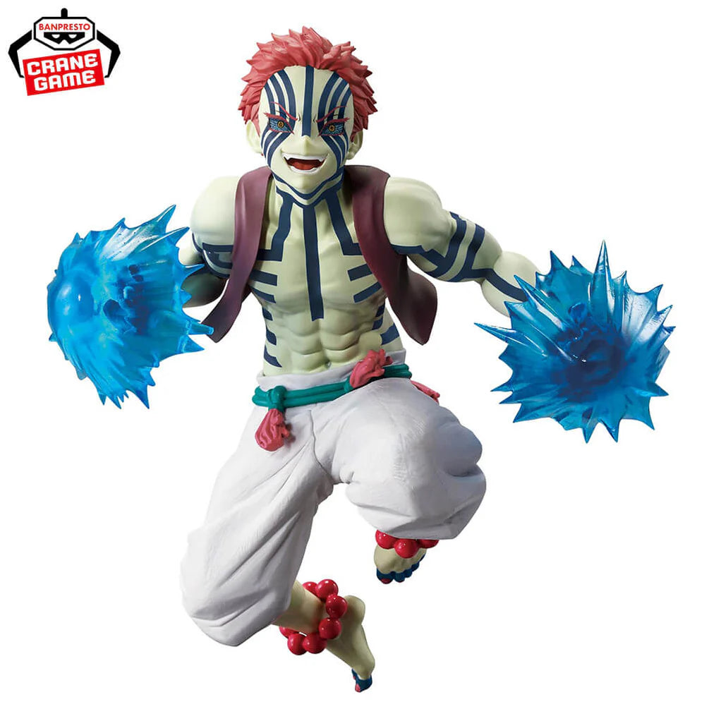 DEMON SLAYER FIGURA AKAZA VIBRATION STARS COMO NUEVA STOCK JAPÓN 5-6 sem.