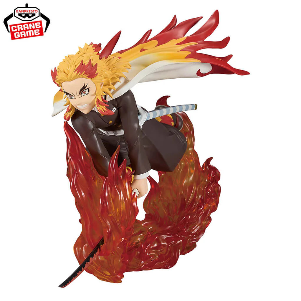 DEMON SLAYER FIGURA RENGOKU VIBRATION STARS PLUS COMO NUEVA