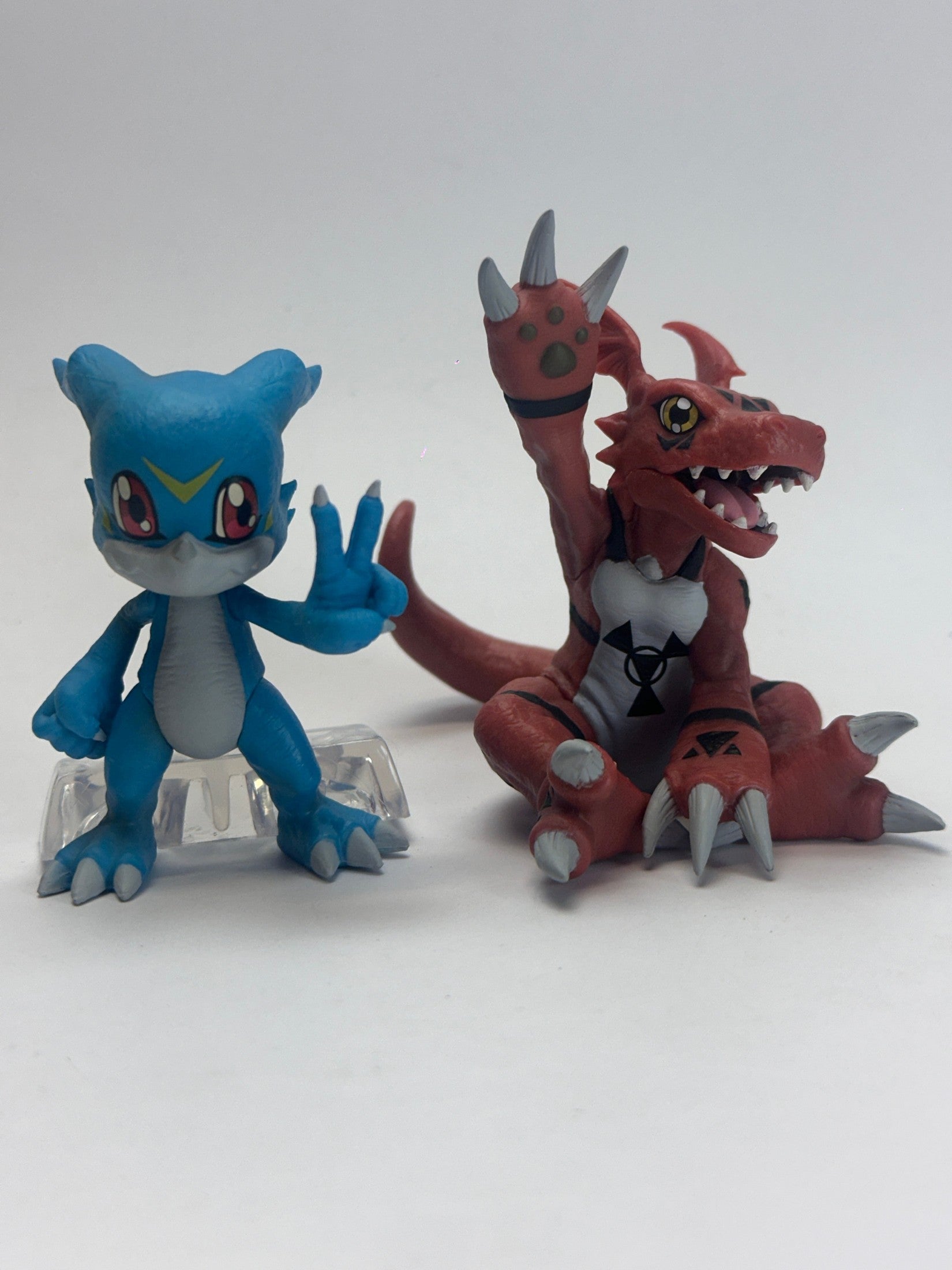 DIGIMON TWO POWERS THAT EMIT LIGHT FIGURA SOUL MASTER ICHIBAN KUJI VEEMON & GUILMON PRICE C MUY BUEN ESTADO