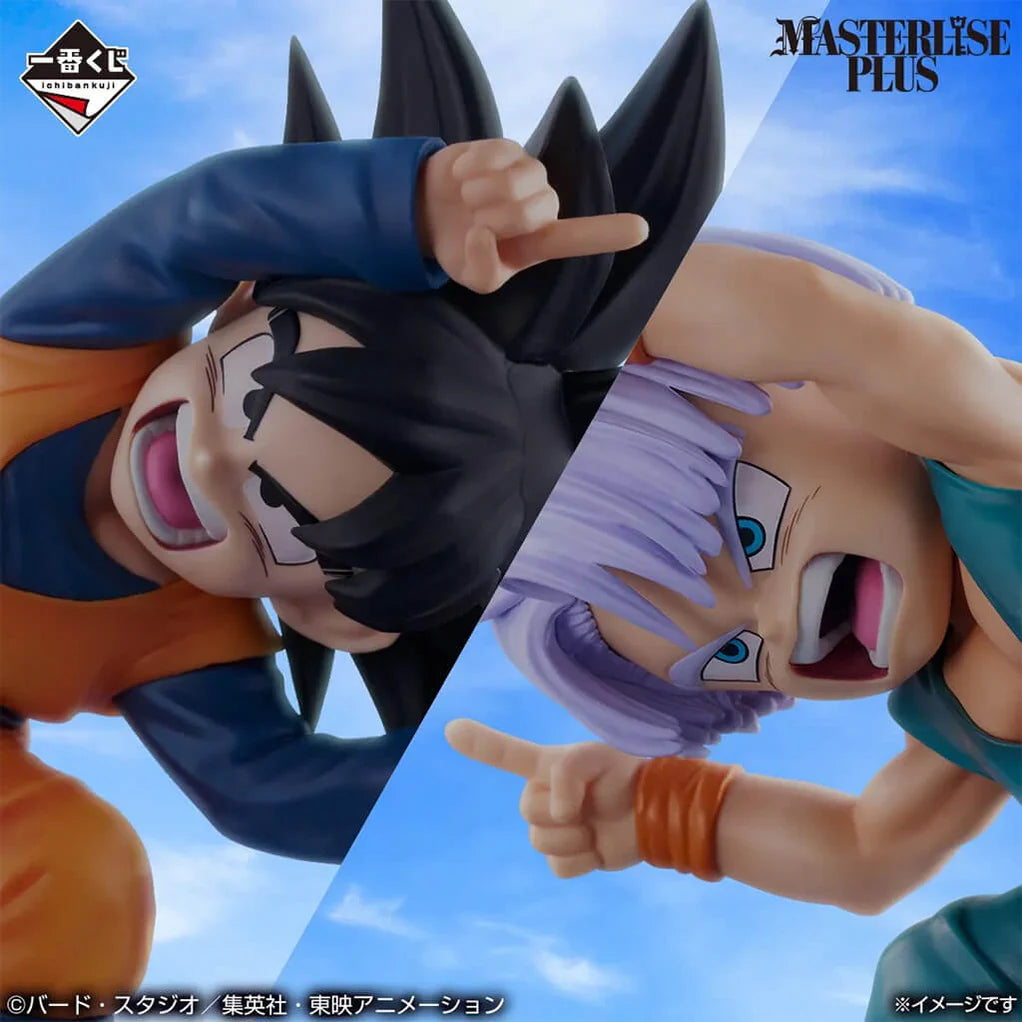 DRAGON BALL BATTLE OF THE SUPER SAIYAN FIGURAS SON GOTEN & TRUNKS PRIZE D ICHIBAN KUJI