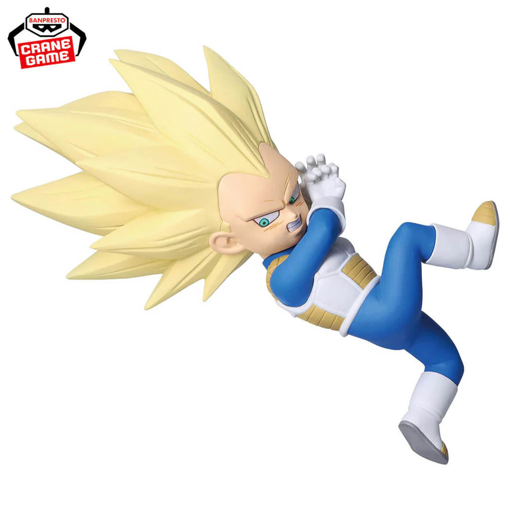 DRAGON BALL DAIMA FIGURA VEGETA SUPER SAIYAN 3 WITH PANEL COMO NUEVA PREVENTA 3-4 SEM.