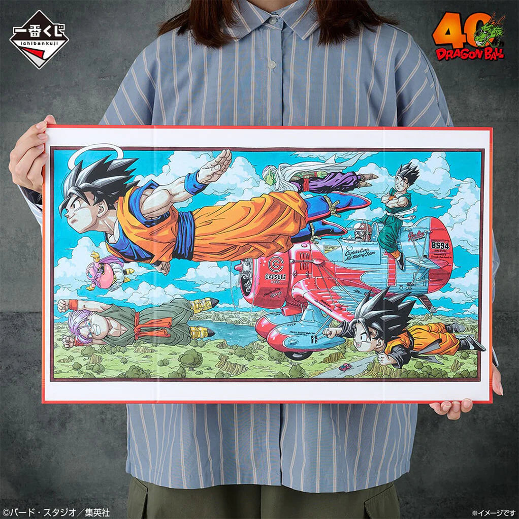 DRAGON BALL FIGURA BALL 40th PARTE 1 PAGE VISUAL BOARD FULL PRECINTADA STOCK JAPÓN 5-6 sem.