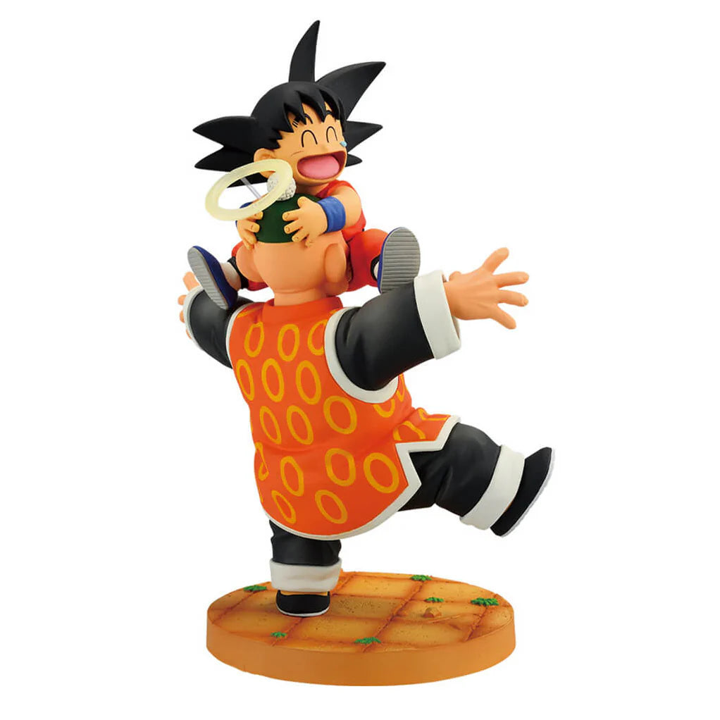 DRAGON BALL FIGURA DRAGON HISTORY II PREMIO LAST ONE GOKU & SON GOHAN REVIBLE MOMENT ICHIBAN KUJI PRECINTADA PREVENTA 3-4 sem.