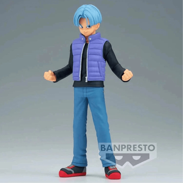 DRAGON BALL SUPER FIGURA TRUNKS DRAGON BALL SUPER: SUPER HERO DXF COMO NUEVA