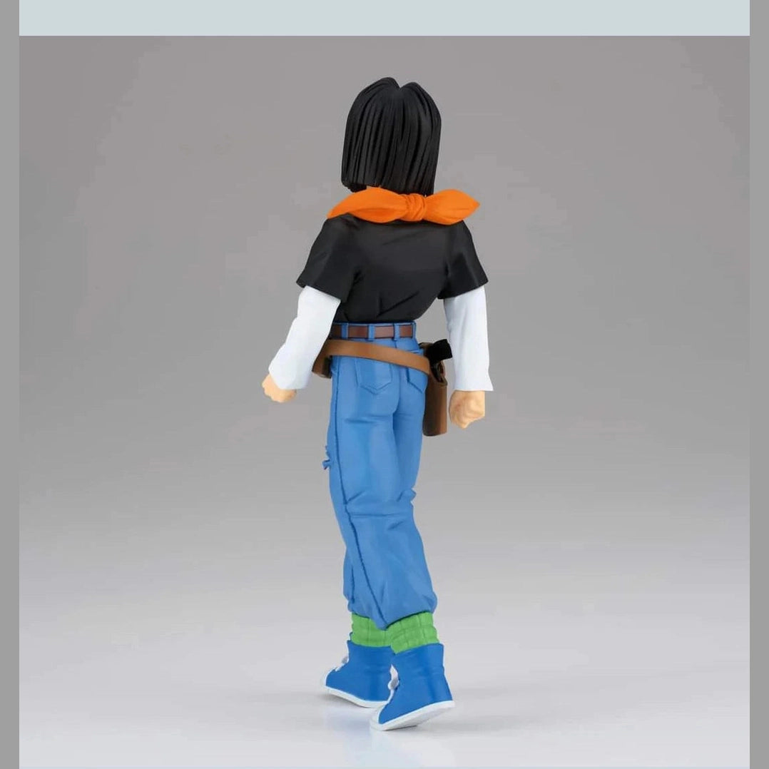 DRAGON BALL Z FIGURA ANDROIDE 17 SOLID EDGE WORKS BANPRESTO COMO NUEVA PREVENTA 3-4 sem.