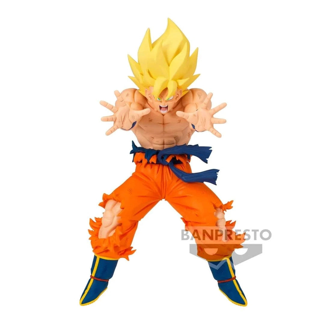 DRAGON BALL Z FIGURA GOKU SUPER SAIYAN VS COOLER MATCH MAKERS COMO NUEVA PREVENTA 3-4 SEM.