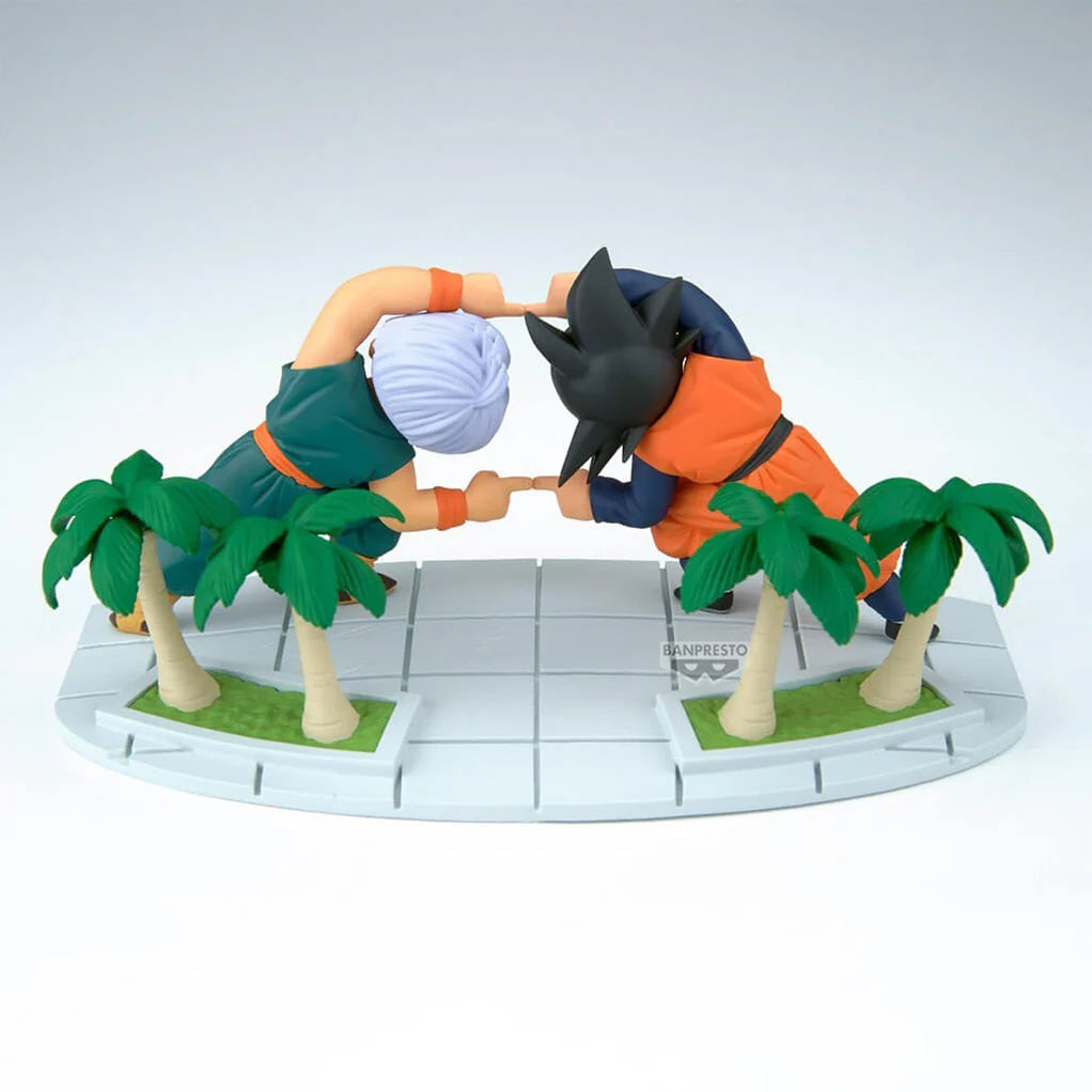 DRAGON BALL Z FIGURA SON GOTEN & TRUNKS HISTORY BOX