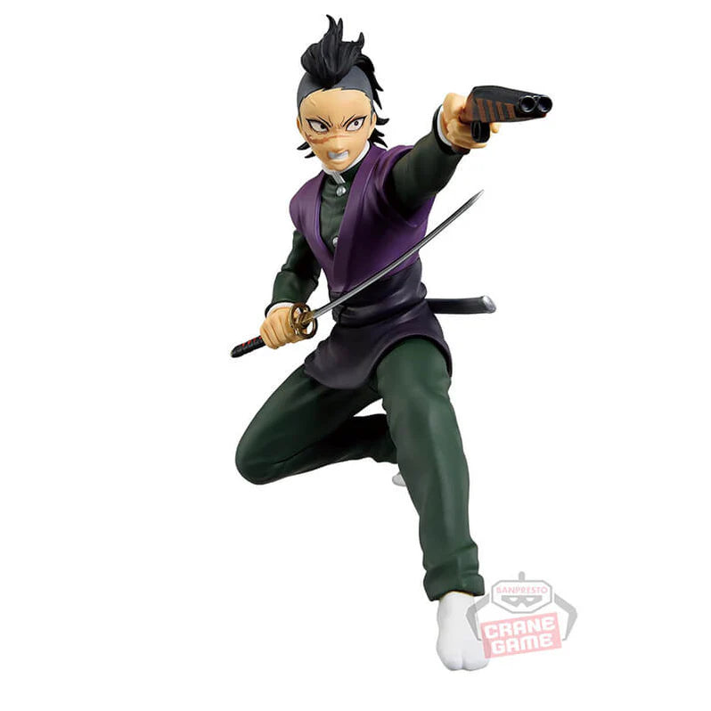 FIGURA DEMON SLAYER GENYA SHINAZUGAWA VIBRATION STARS COMO NUEVA STOCK JAPÓN 5-6 sem.