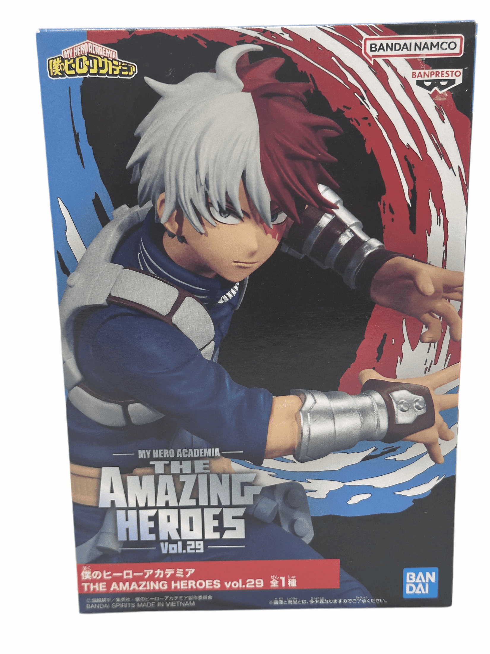 FIGURA MY HERO ACADEMIA SHOTO TODOROKI THE AMAZING HEROES VOLUMEN 29 COMO NUEVA Banpresto Otaku Village
