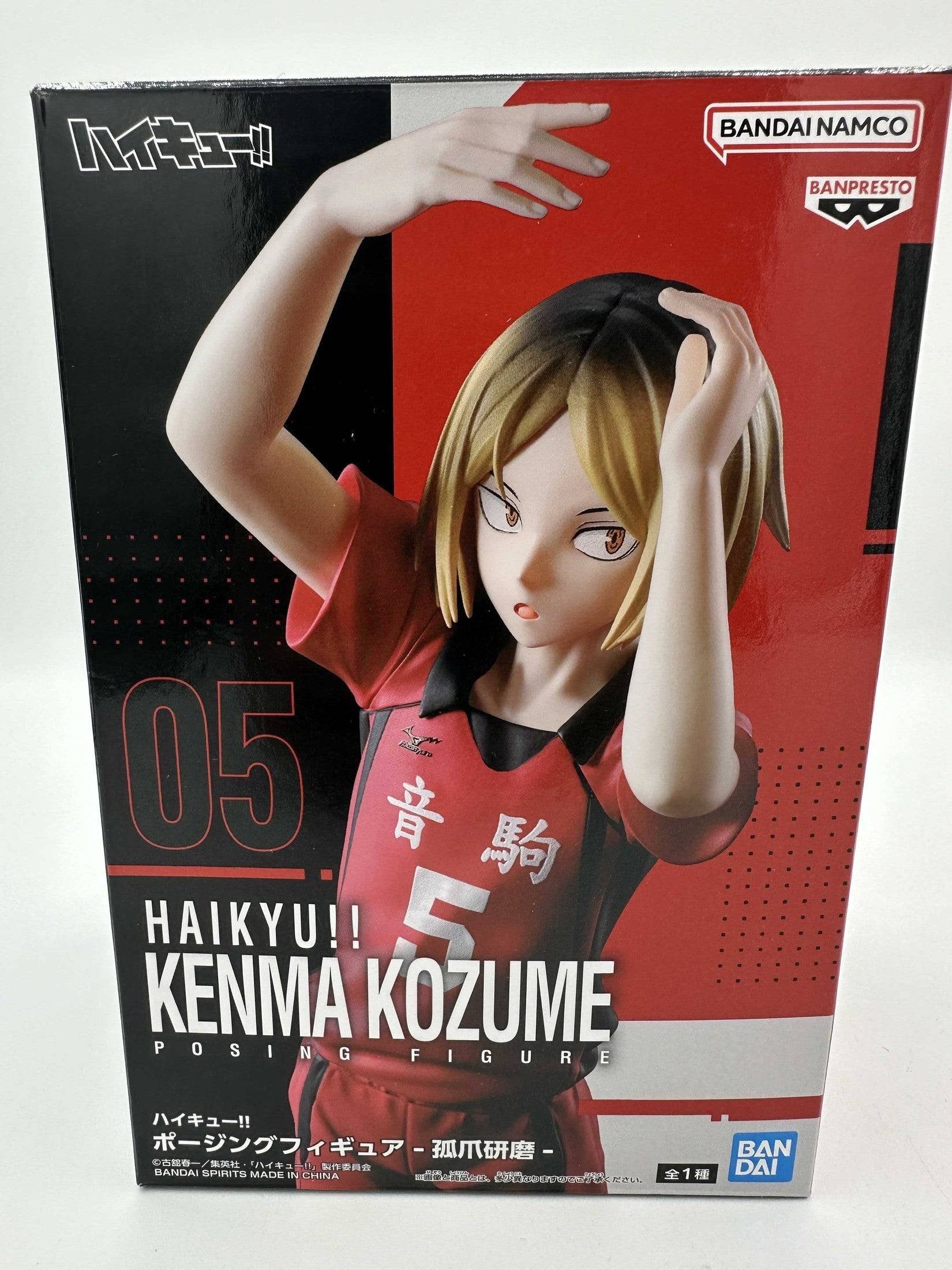 HAIKYU!!FIGURA BANPRESTO KENMA KOZUME POSING COMO NUEVA PREVENTA 3-4 SEM.