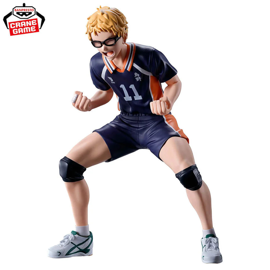 HAIKYU!! POSING KEI TSUKISHIMA FIGURA COMO NUEVA STOCK JAPÓN 5-6 sem.