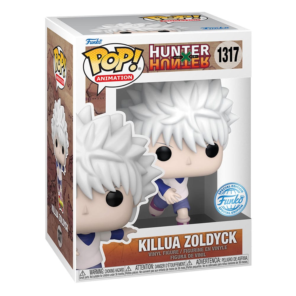 HUNTER X HUNTER POP! ANIMATION VINYL FIGUREN KILLUA W/SKATEBOARD