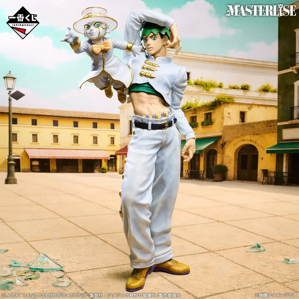 JOJO'S BIZARRE ADVENTURE DIAMOND IS UNBREAKABLE STAND RUSH! FIGURE ROHAN KISHIBE & HEAVEN'S DOOR LAST ONE