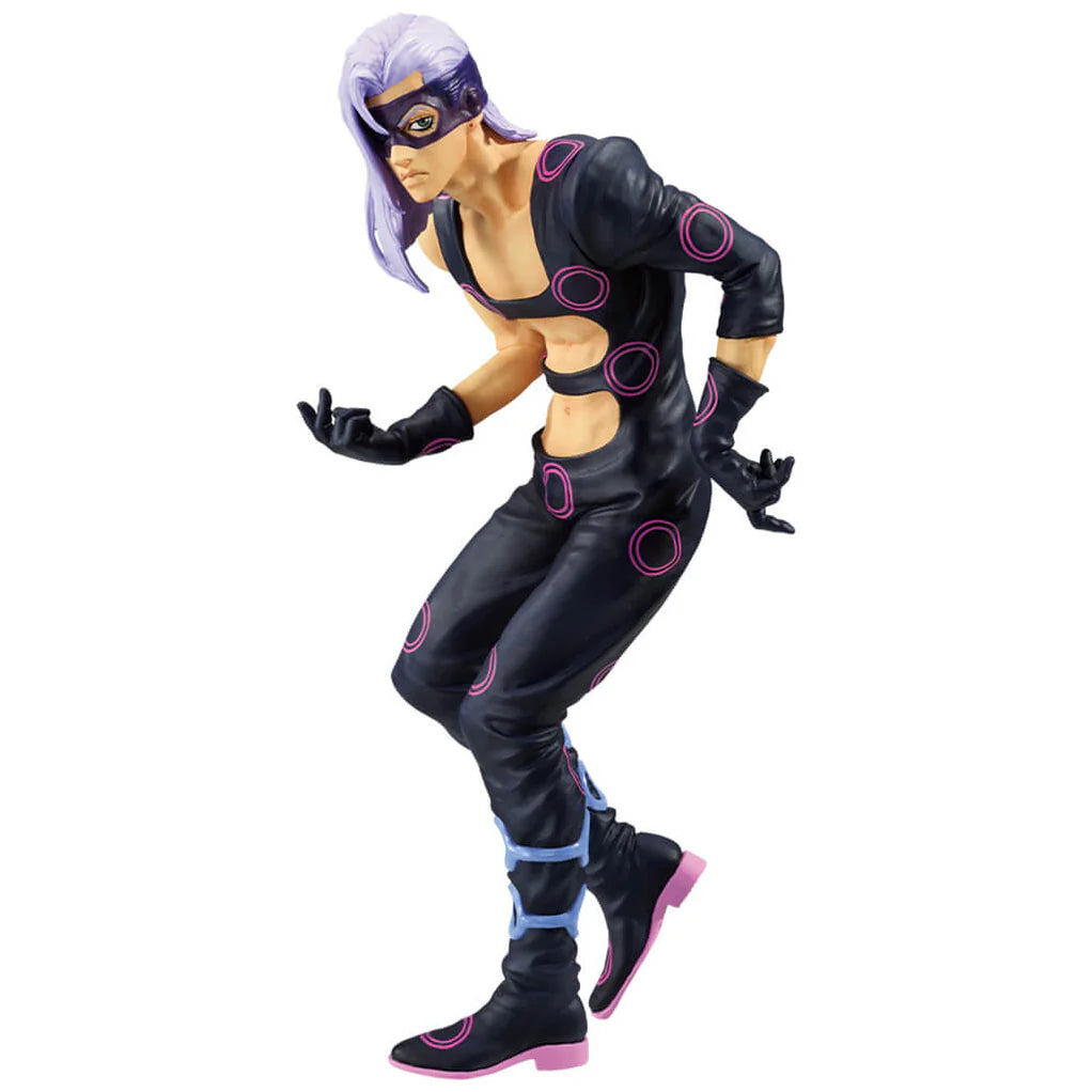 JOJO’S BIZARRE ADVENTURE FIGURA GOLDEN WIND HITMAN TEAM PRICE D MELONE MASTERLISE ICHIBAN KUJI PRECINTADA PREVENTA 3-4 sem.
