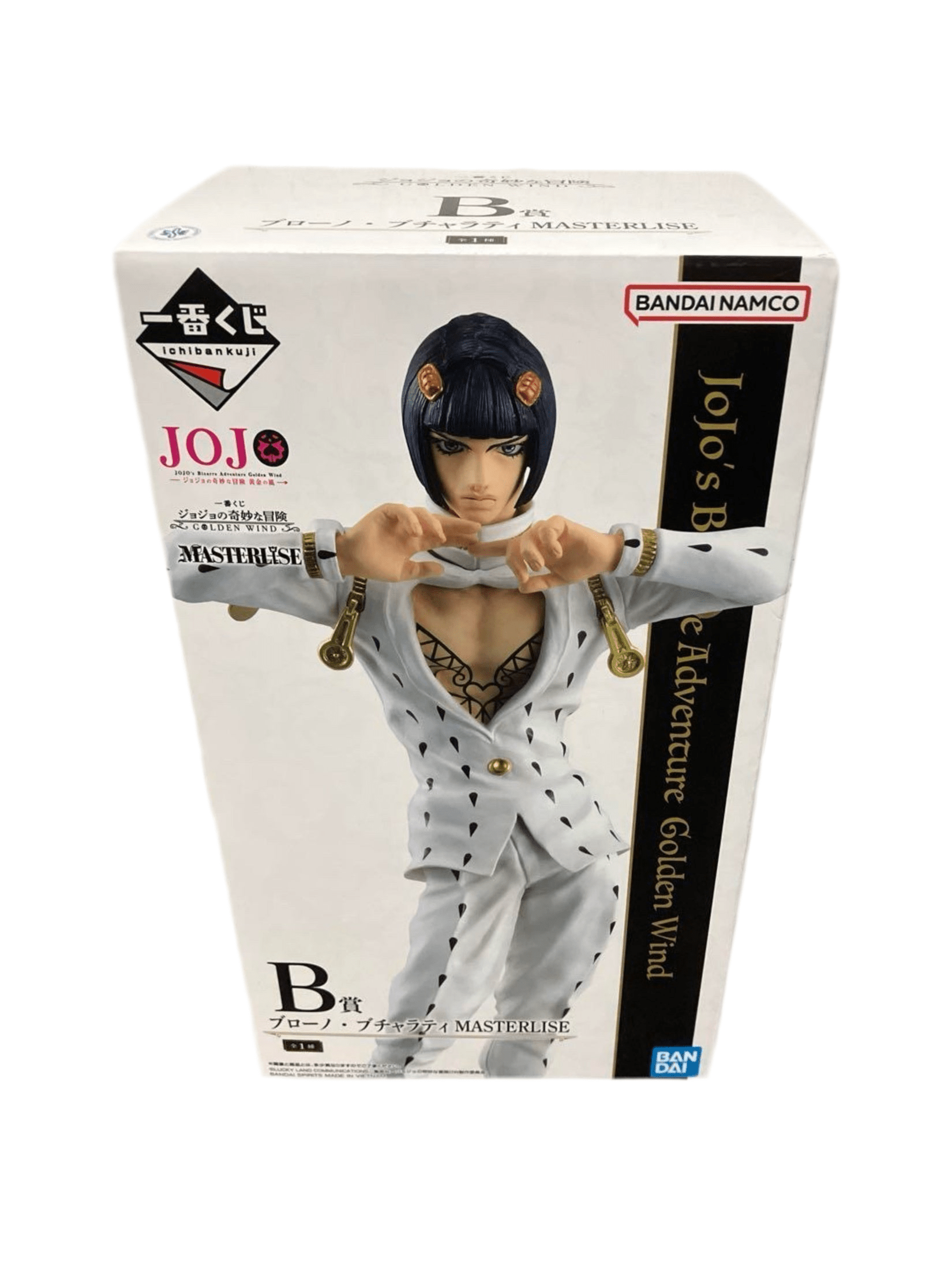JOJO’S BIZARRE ADVENTURE FIGURA GOLDEN WIND PRICE B BRUNO BUCCIARATI MASTERLISE ICHIBAN KUJI PRECINTADA PREVENTA 3-4 sem. Ichiban Kuji Otaku Village