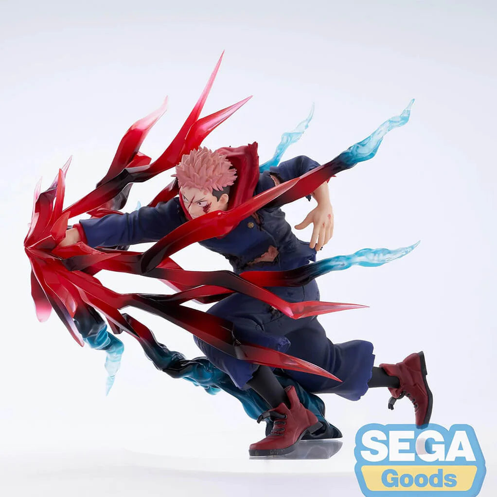 JUJUTSU KAISEN FIGURA YUJI ITADORI BLACK FLASH COMO NUEVA