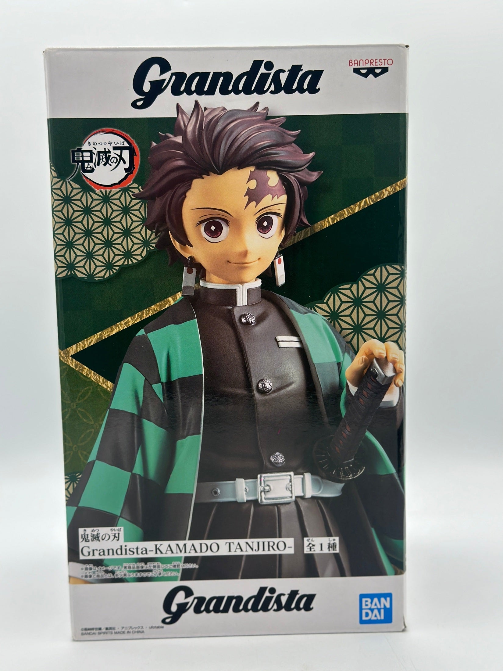 KIMETSU NO YAIBA FIGURA FIGURA TANJIRO KAMADO GRANDISTA COMO NUEVA PREVENTA 3-4 sem.