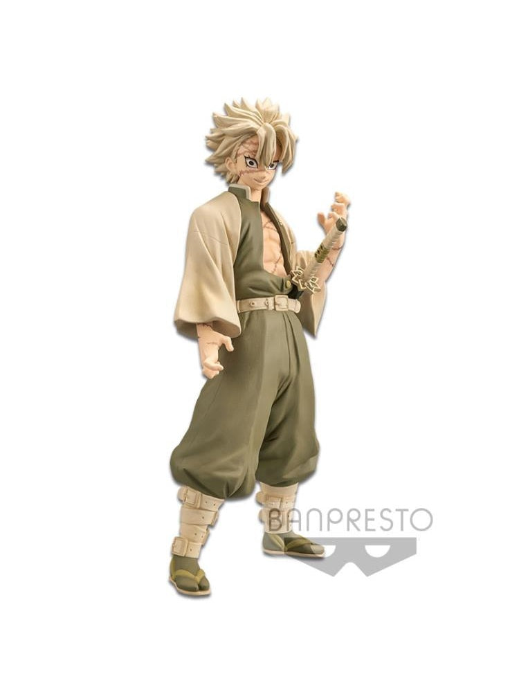 KIMETSU NO YAIBA FIGURA SANEMI SHINAZUGAWA KIZUNA NO SOU VOL. 15 VER. SEPIA BANPRESTO COMO NUEVA