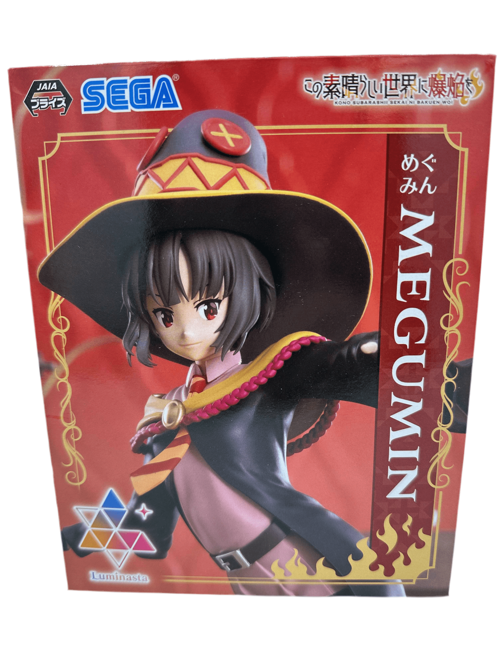 KONOSUBA AN EXPLOSION ON THIS WONDERFUL WORLD! FIGURA MEGUMIN LUMINASTA SEGA MUY BUEN ESTADO