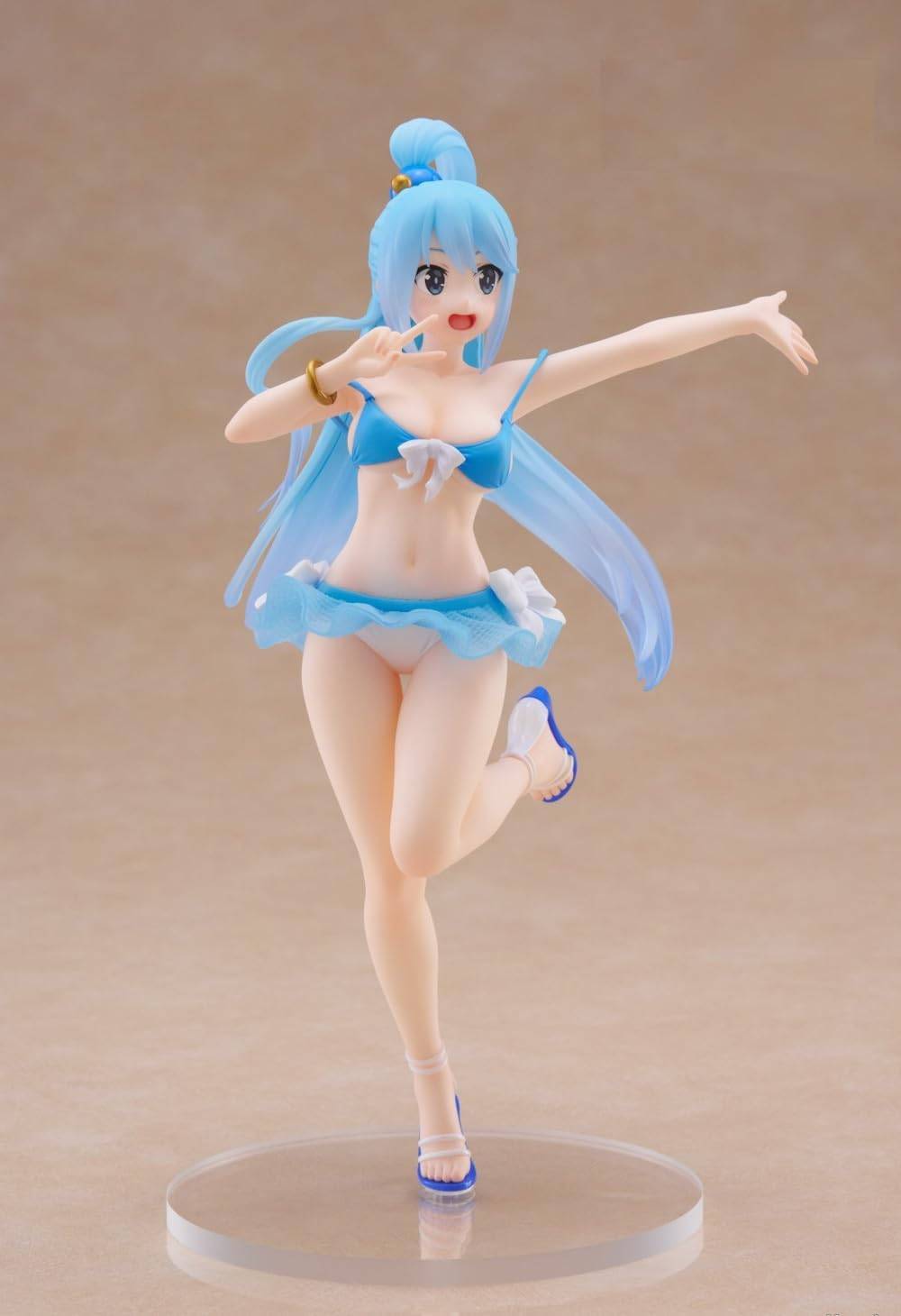 KONOSUBA GOD'S BLESSING ON THIS WONDERFUL WORLD! 3 FIGURA FIGURE AQUA SWIMSUIT VER. TAITO CRANE LIMITED VER. MUY BUEN ESTADO