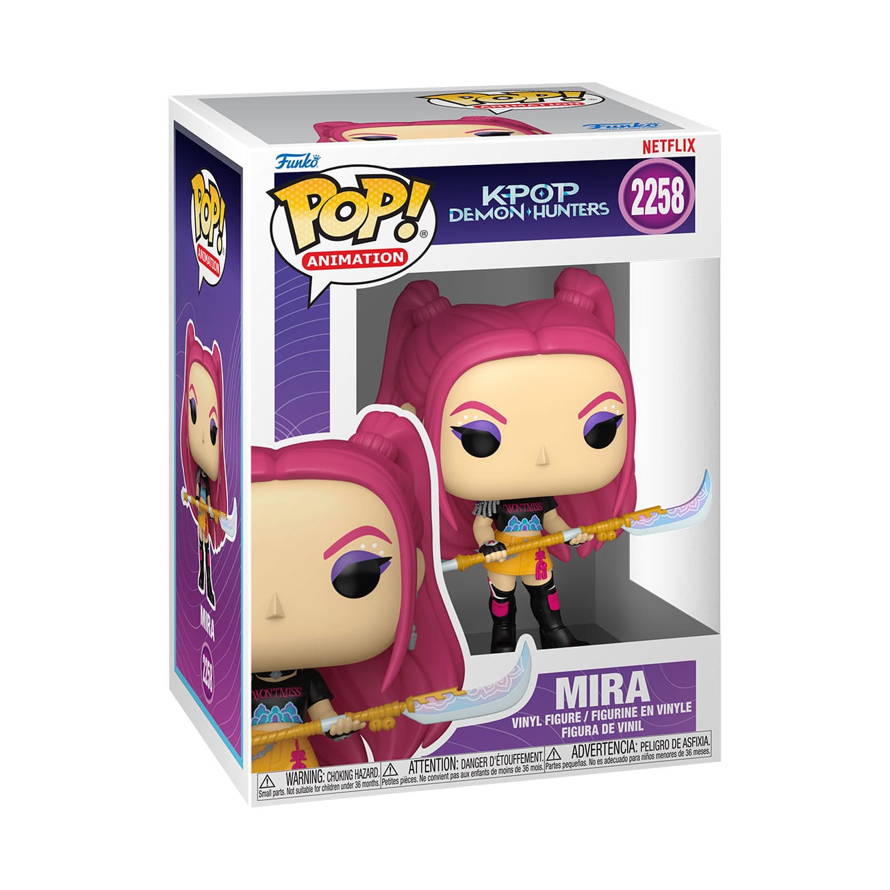 KPOP DEMON HUNTERS FIGURA POP! ANIMATION VINYL MIRAI