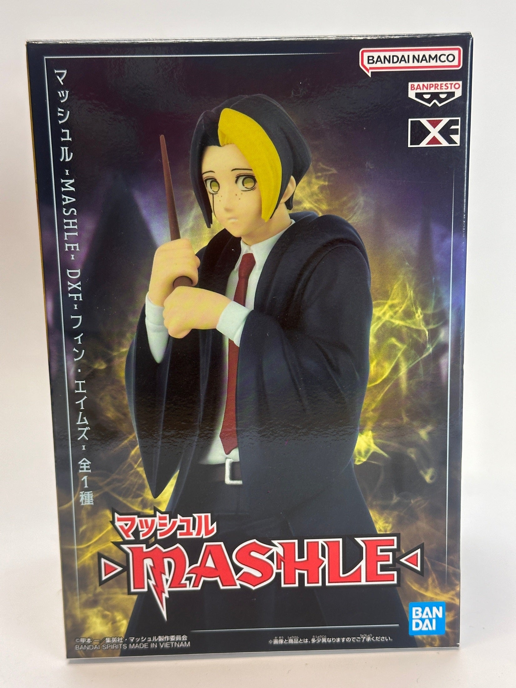 MASHLE: MAGIC AND MUSCLES FIGURA FINN AMES BANPRESTO COMO NUEVA