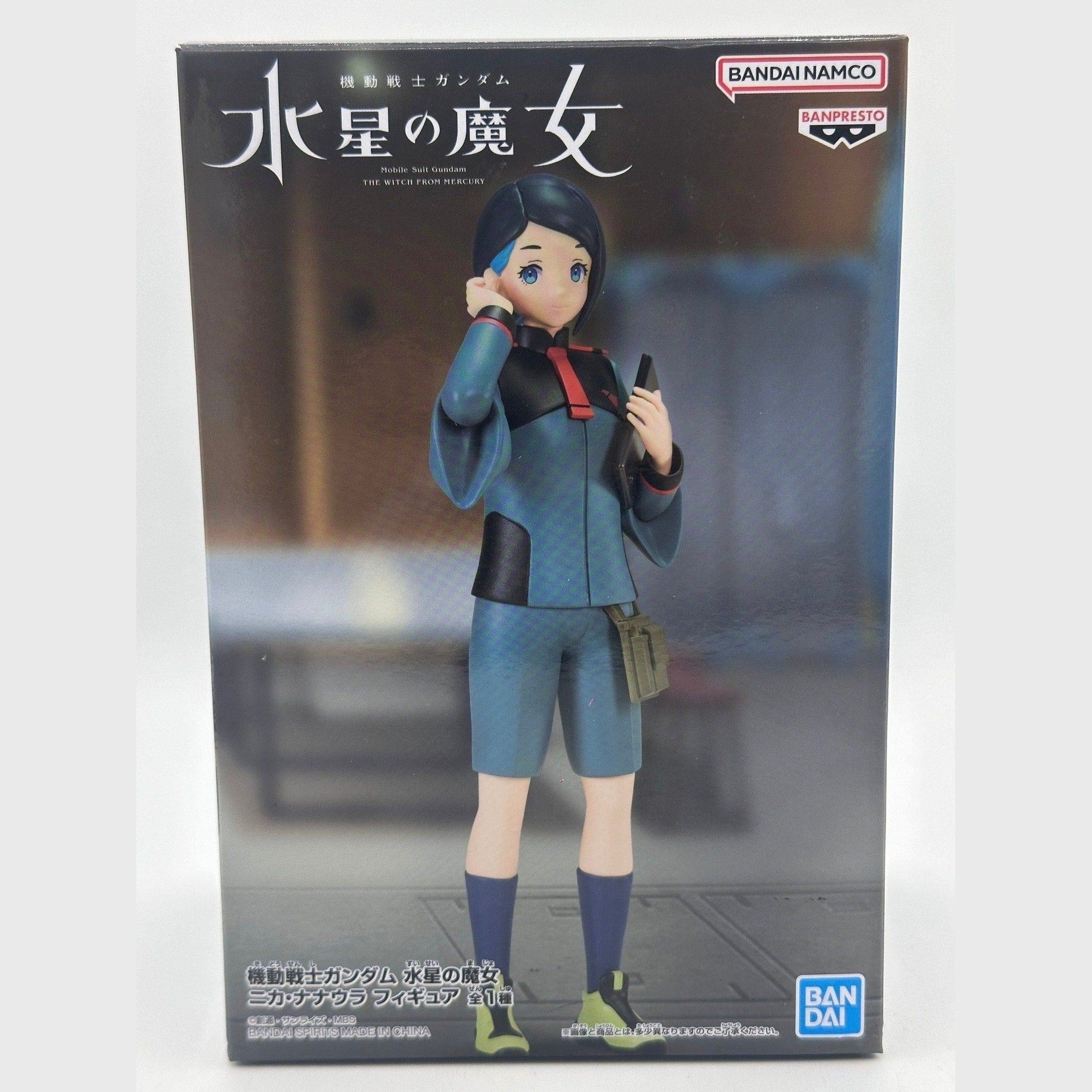 MOBILE SUIT GUNDAM FIGURA NIKA NANAURA THE WITCH FROM MERCURY COMO NUEVA