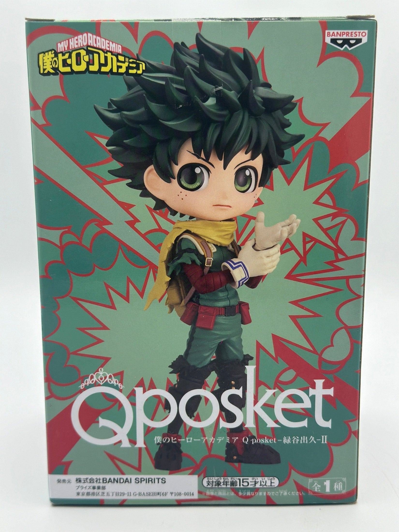 MY HERO ACADEMIA FIGURA IZUKU MIDORIYA Q POSKET II COMO NUEVA PREVENTA 3-4 sem. Banpresto Otaku Village