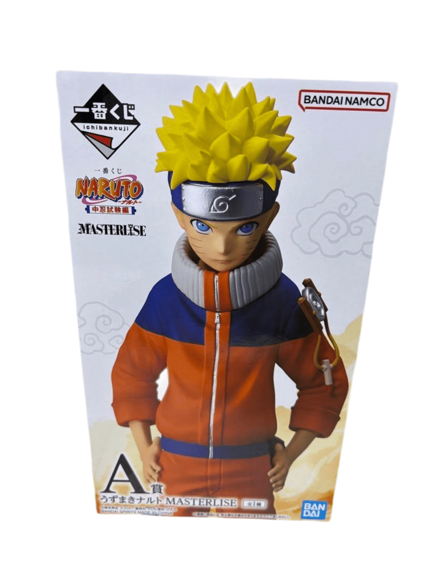 NARUTO FIGURA CHUNIN EXAM EDITION PRICE A NARUTO UZUMAKI MASTERLISE ICHIBAN KUJI PRECINTADA PREVENTA 3-4 sem.