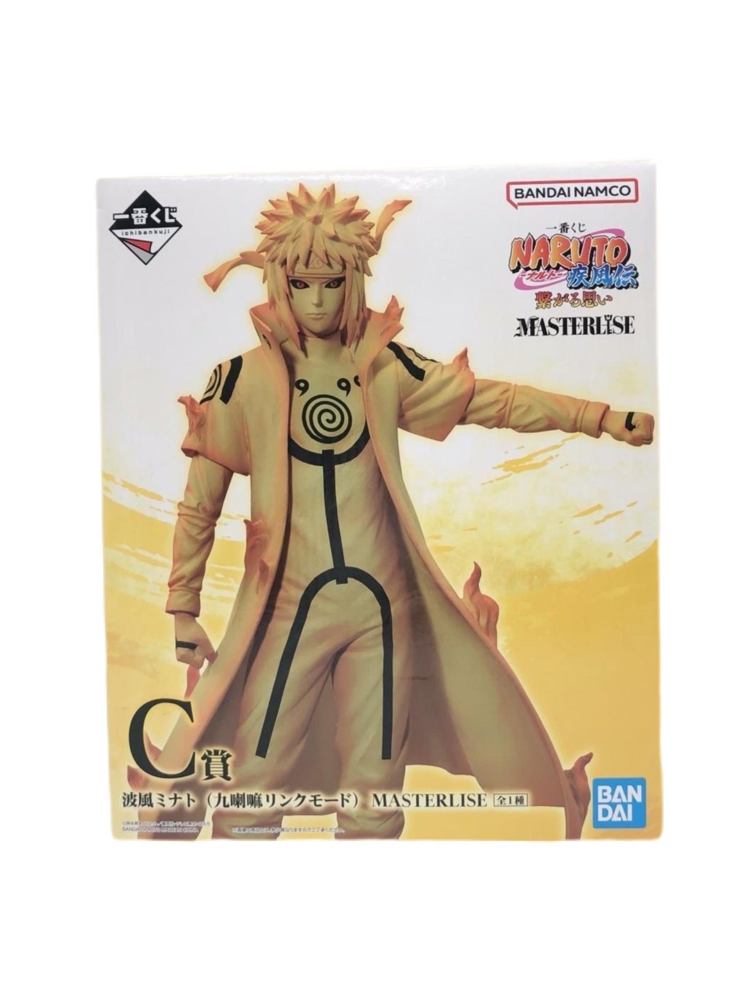 NARUTO FIGURA CONNECTED FEELINGS PRICE C MINATO NAMIKAZE KUJOU LINK MODE MASTERLISE ICHIBAN KUJI PRECINTADA PREVENTA 3-4 sem.