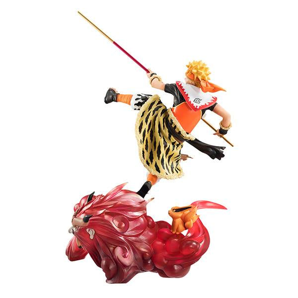 NARUTO FIGURA G.E.M. SERIES NARUTO SHIPPUDEN SEITEN TAISEI NARUTO UZUMAKI! MEGAHOUSE MUY BUEN ESTADO