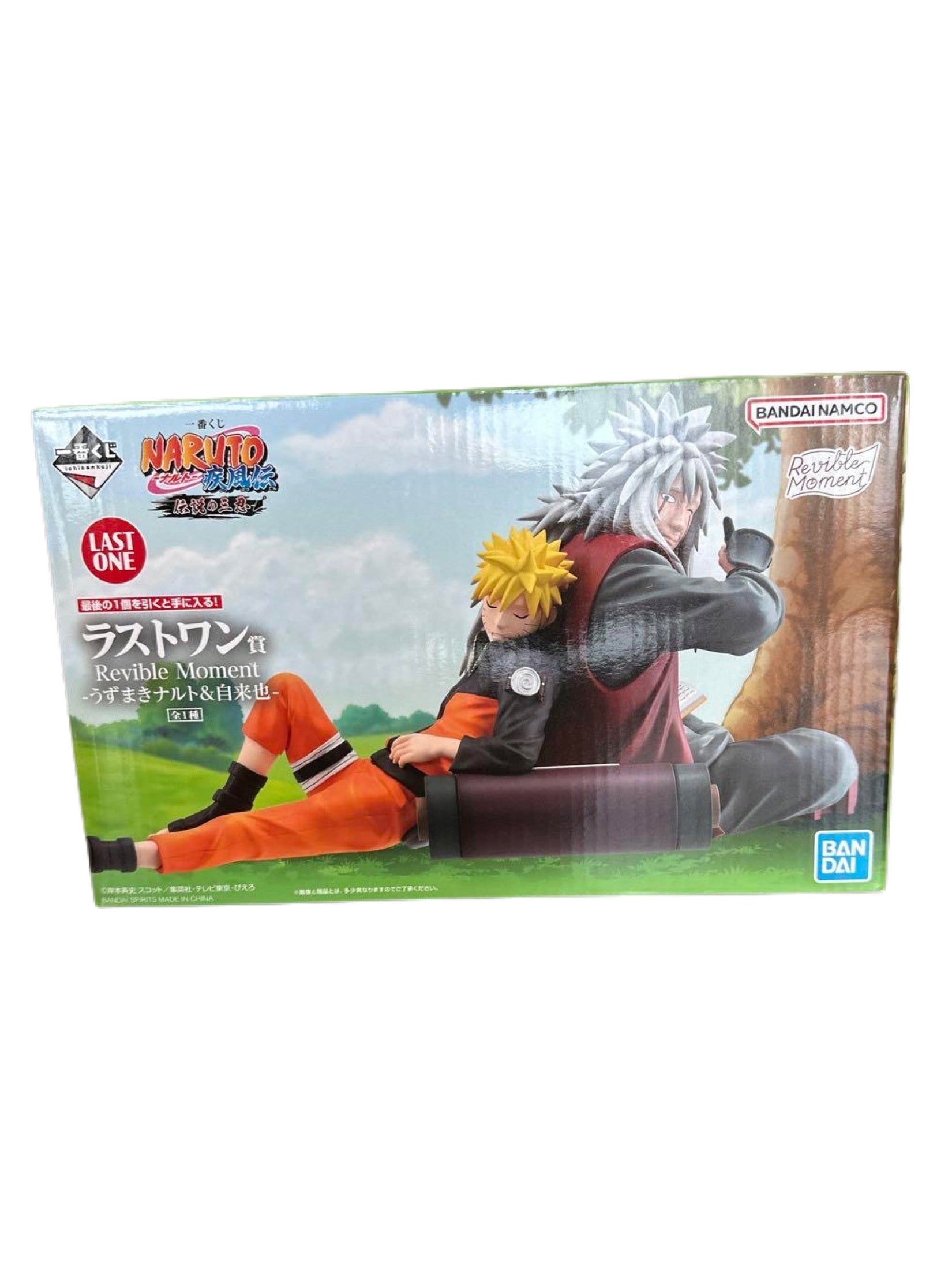 NARUTO FIGURA LEGENDARY THREE NINJAS PRICE LAST ONE JIRAIYA & NARUTO ICHIBAN KUJI PRECINTADA PREVENTA 3-4 sem.