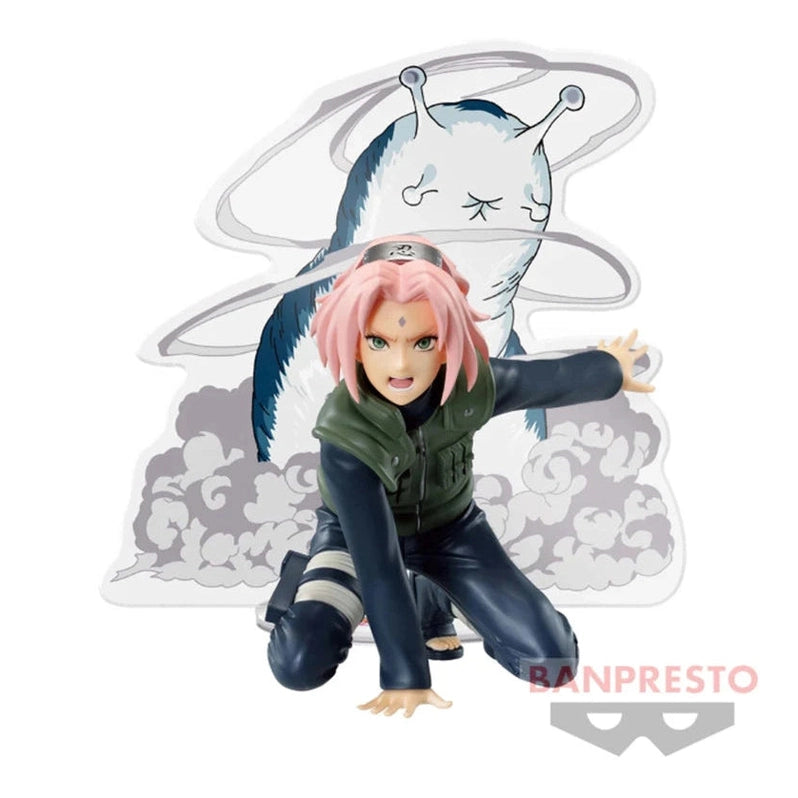 NARUTO FIGURA SAKURA HARUNO PANEL SPECTACLE BANPRESTO COMO NUEVA