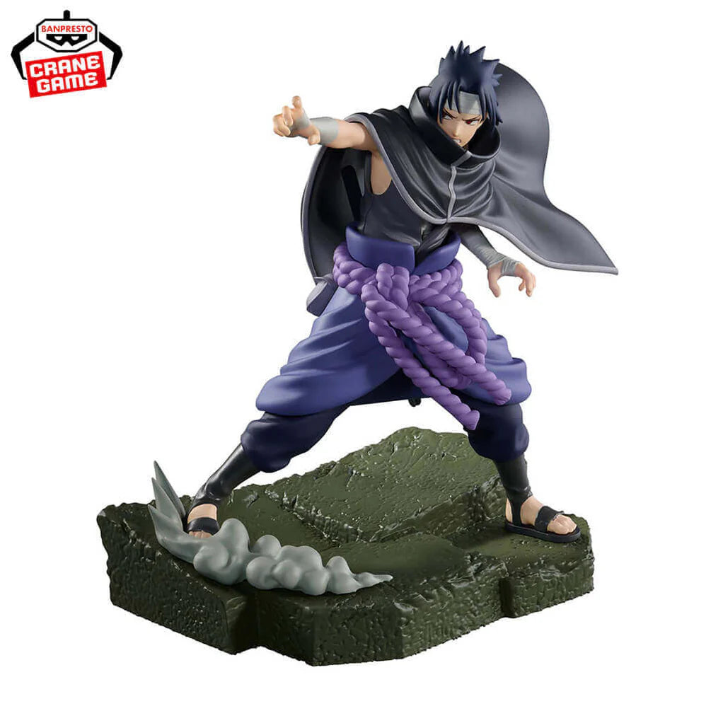 NARUTO FIGURA SASUKE UCHIHA COMBINATION BATTLE COMO NUEVA STOCK JAPÓN 5-6 sem.