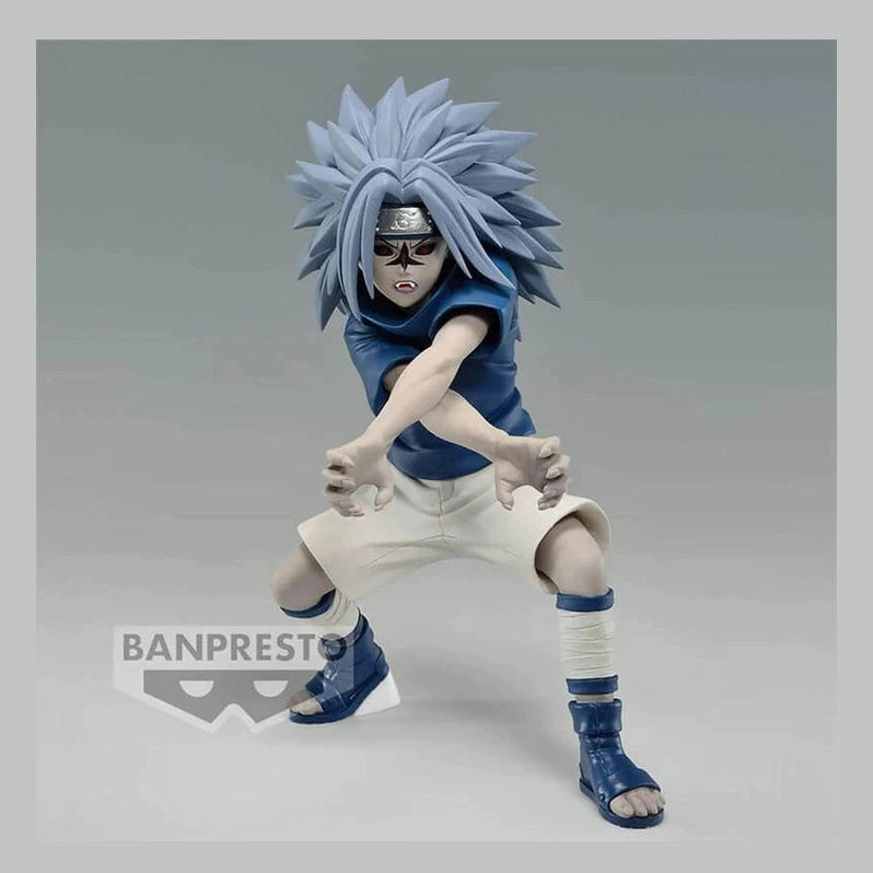 NARUTO FIGURA SASUKE UCHIHA CURSED SEAL VIBRATION STARS BANPRESTO COMO NUEVA PREVENTA 3-4 sem.