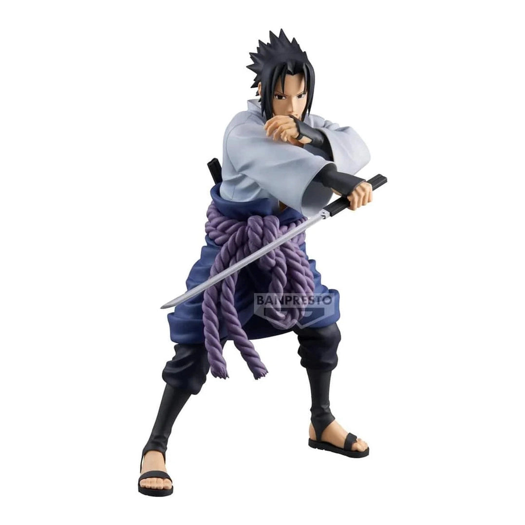 NARUTO FIGURA SASUKE UCHIHA GRANDISTA BANPRESTO COMO NUEVA