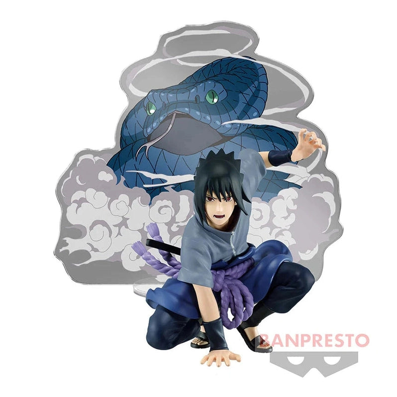 NARUTO FIGURA SASUKE UCHIHA PANEL SPECTACLE BANPRESTO COMO NUEVA PREVENTA 3-4 sem.