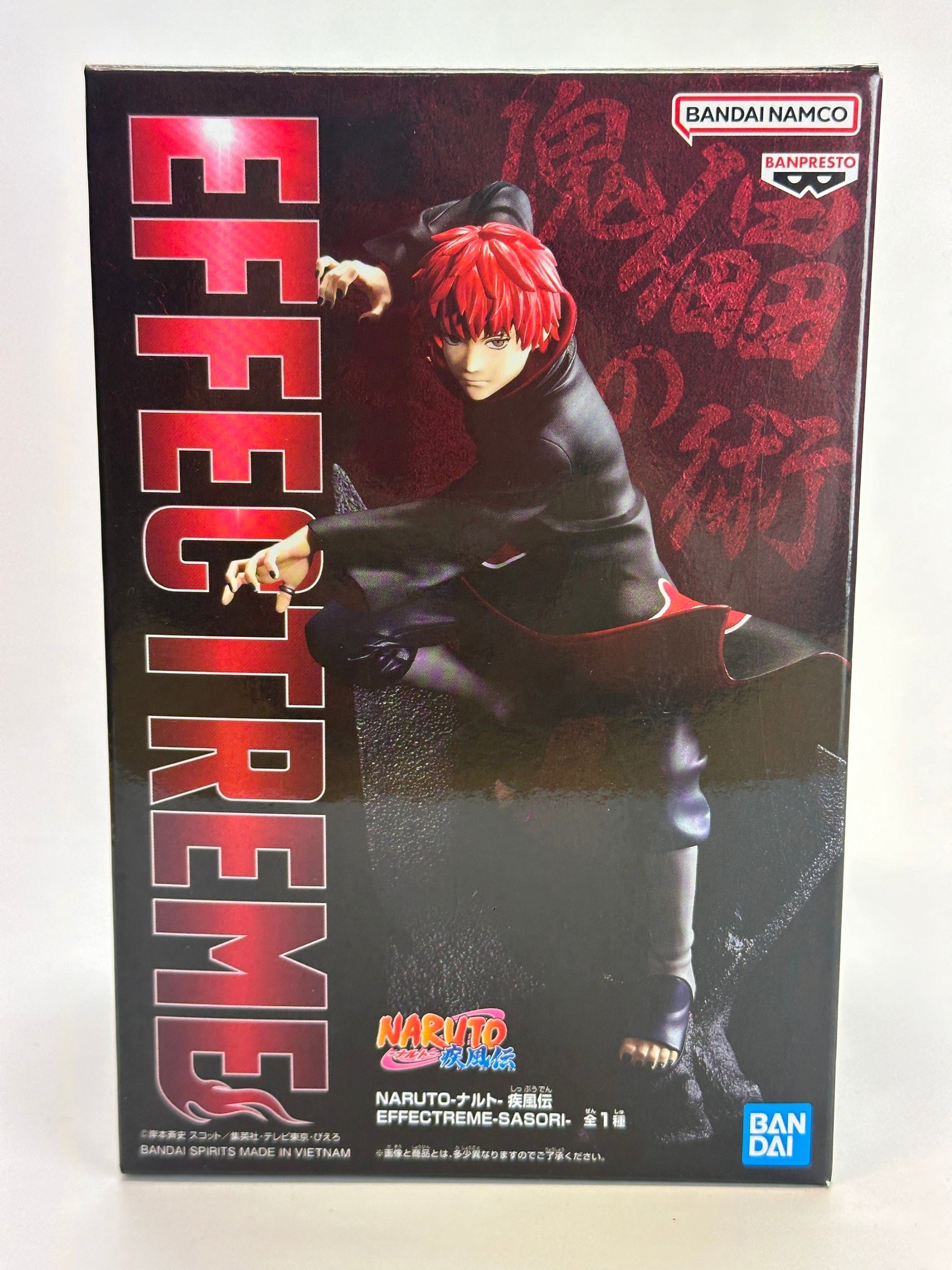 NARUTO SHIPPUDEN FIGURA SASORI EFFECTREME COMO NUEVA PREVENTA 3-4 SEM.