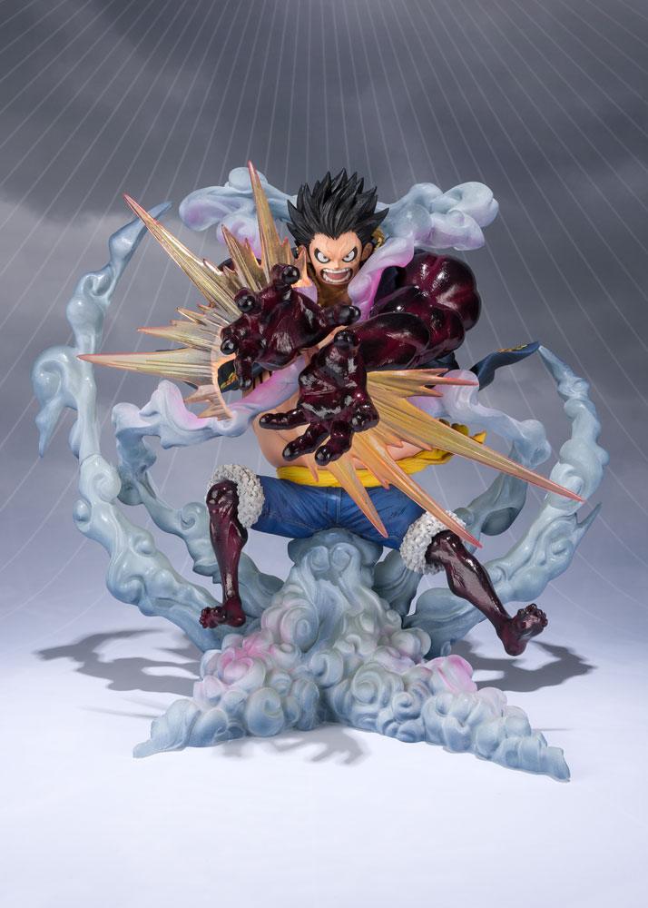 ONE PIECE ESTATUA PVC FIGUARTSZERO MONKEY D. LUFFY GEAR 4 LEO BAZOOKA REISSUE