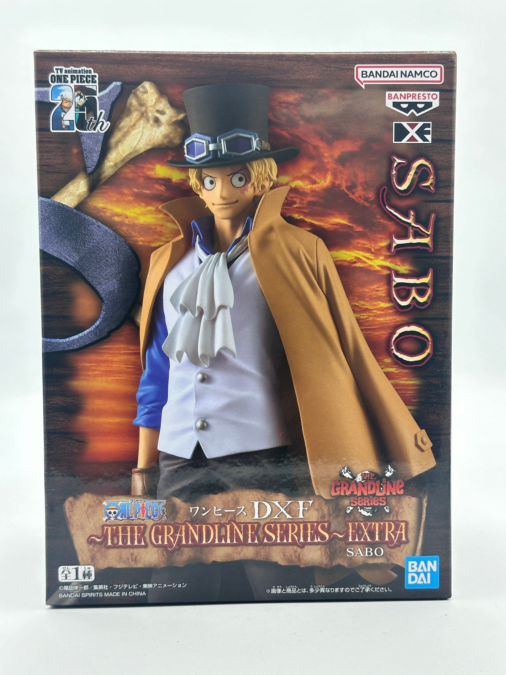 ONE PIECE FIGURA BANPRESTO THE GRANDLINE SERIES DXF EXTRA SABO COMO NUEVA
