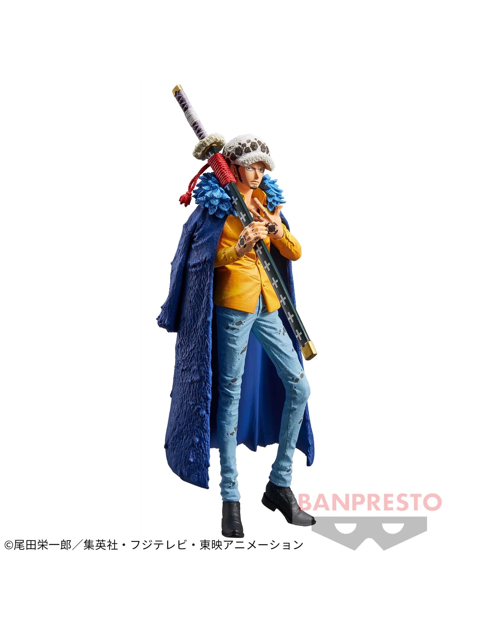 ONE PIECE FIGURA BANPRESTO TRAFALGAR LAW KING OF ARTIST COMO NUEVA