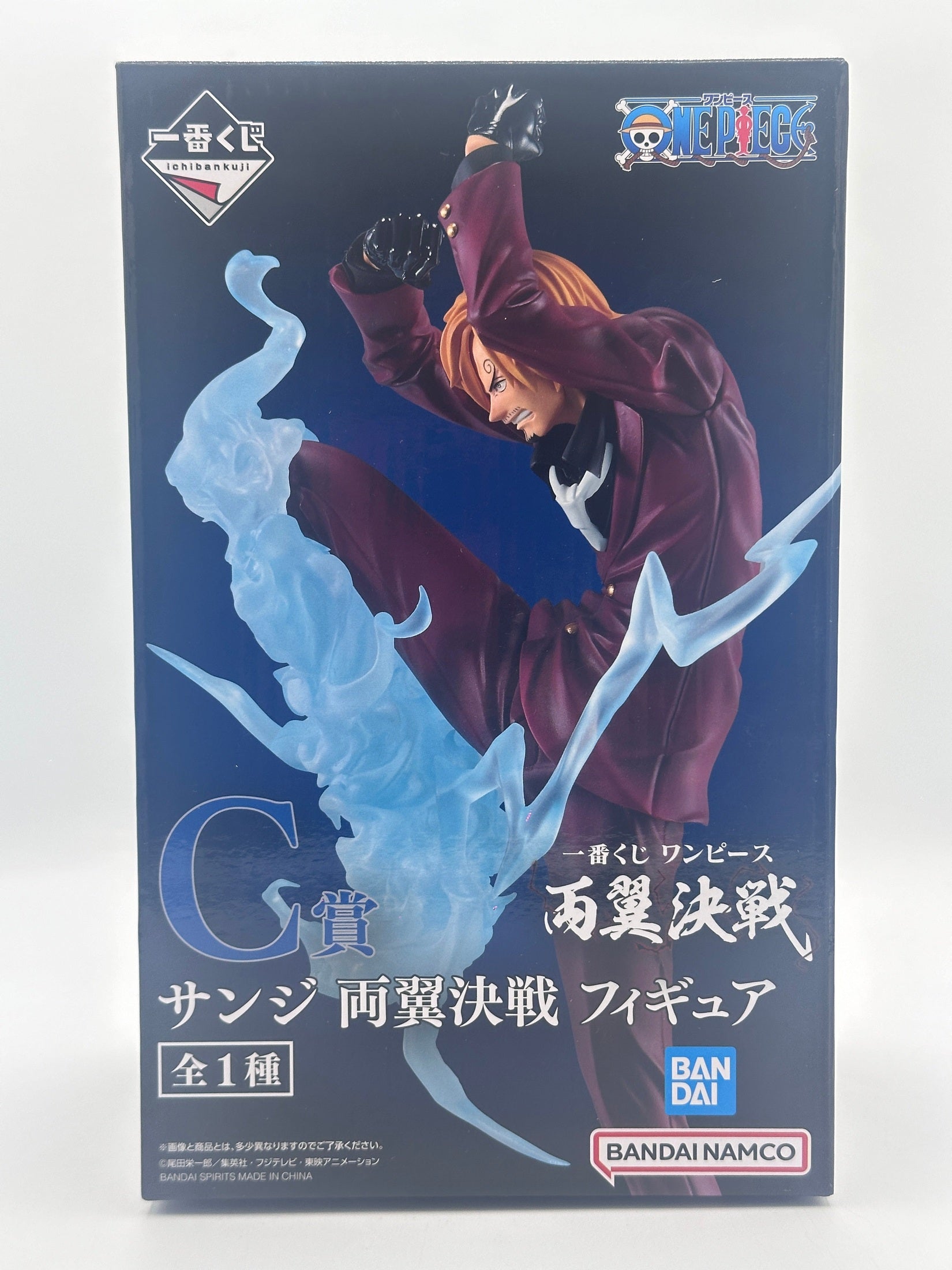 ONE PIECE FIGURA BATTLE OF TWO WINGS PREMIO C SANJI ICHIBAN KUJI PRECINTADA PREVENTA 3-4 SEM.