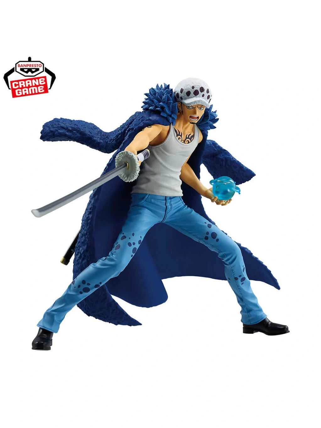 ONE PIECE FIGURA BATTLE RECORD COLLECTION II - TRAFALGAR LAW COMO NUEVA PREVENTA 3-4 sem.