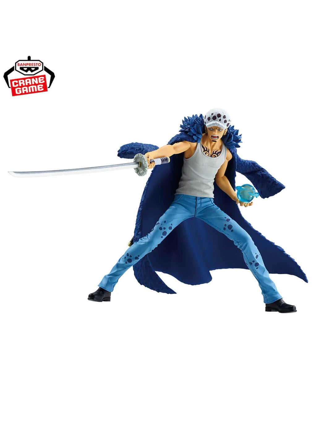 ONE PIECE FIGURA BATTLE RECORD COLLECTION II - TRAFALGAR LAW COMO NUEVA PREVENTA 3-4 sem.